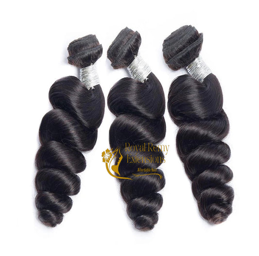 3 Bundle Deal 100% Virgin Human Hair Loose Wave